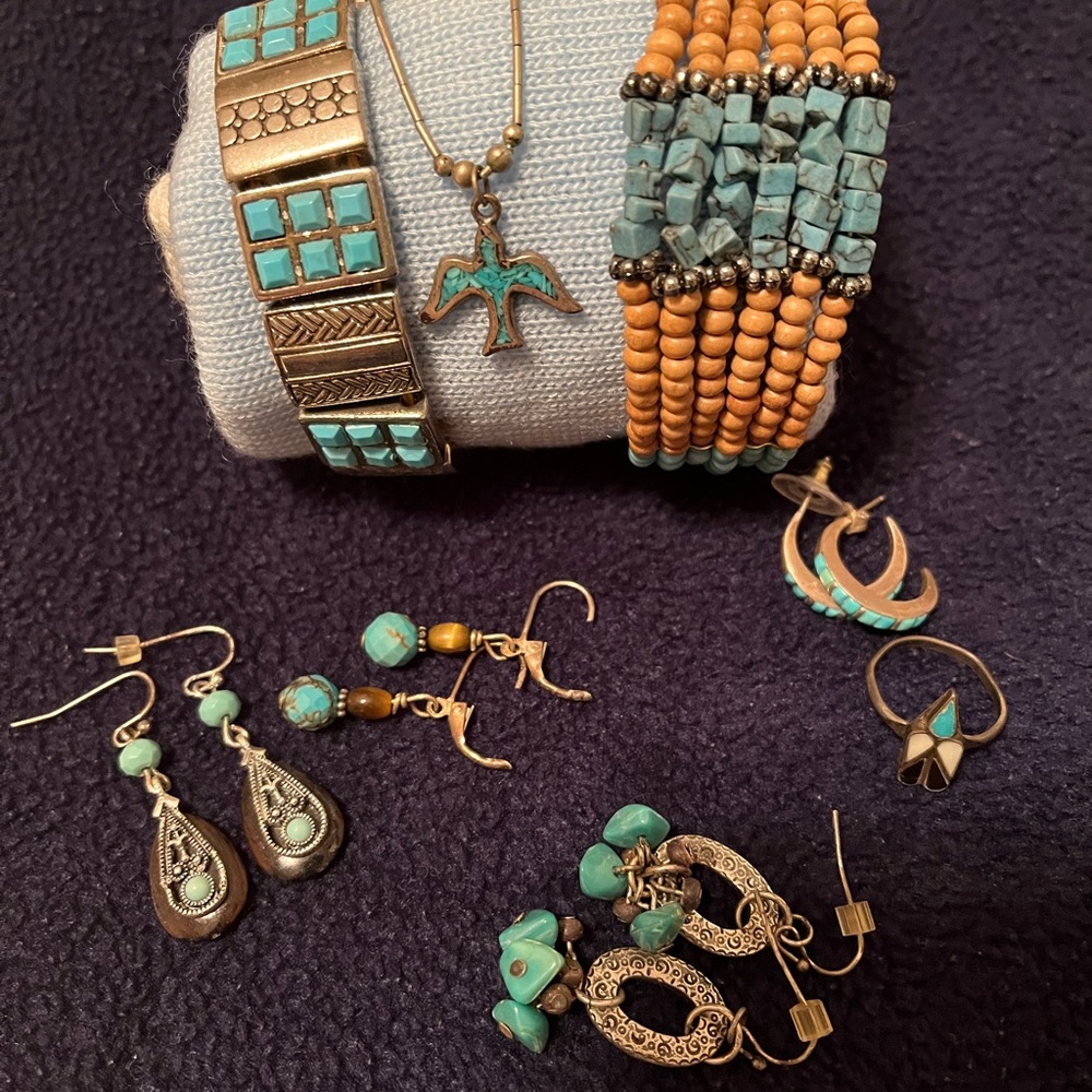 Turquoise and Silver